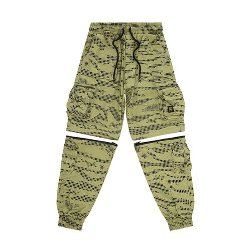 „RETROFUTURE CARGO“ Modulierbare Cargo-Jogginghose Schwarz
