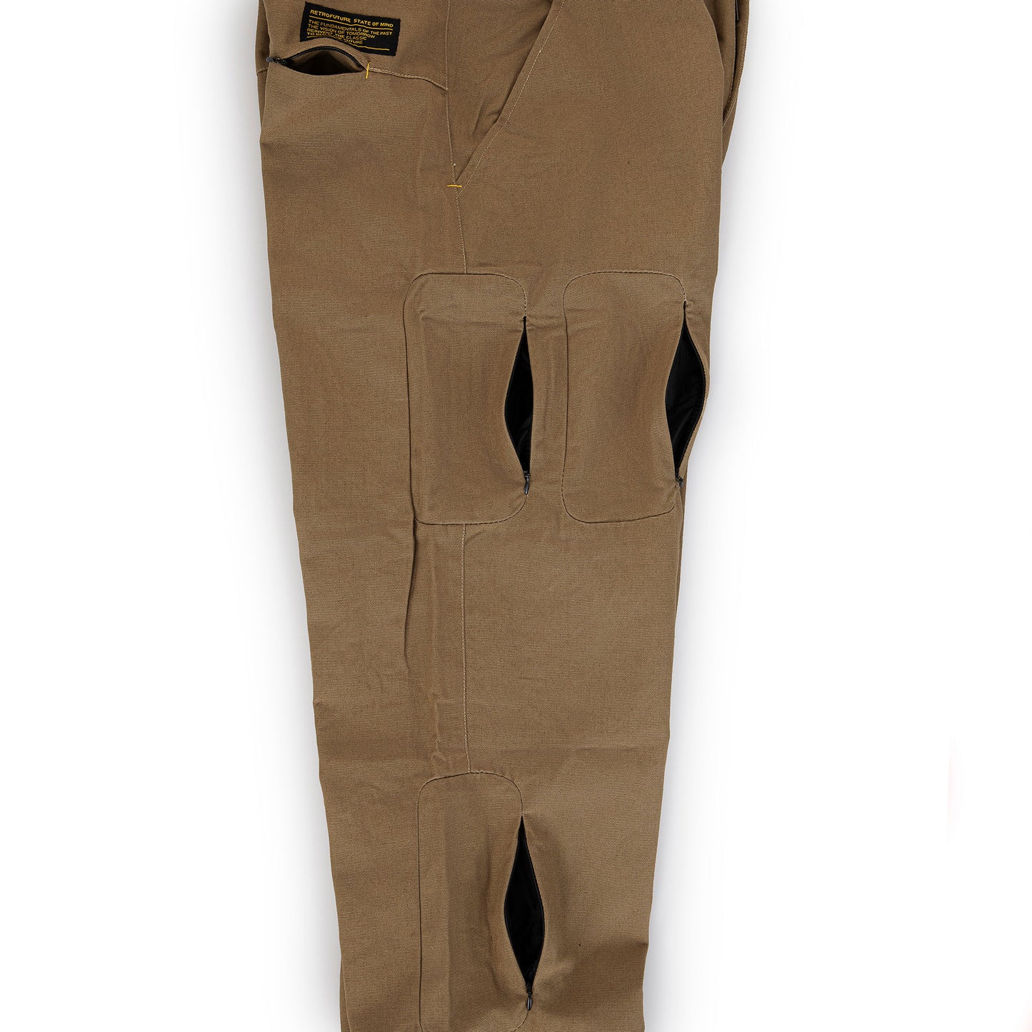 "RETROFUTURE HIDDEN CARGO" Hidden Cargo Pant Khaki