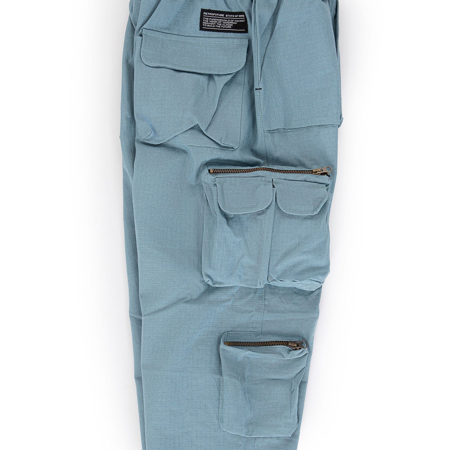 "RETROFUTURE BASIC" RF Cargo Jogger Teal