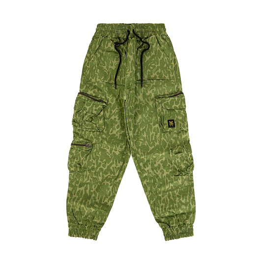 "RETROFUTURE BASIC" RF Cargo Jogger Green Camo