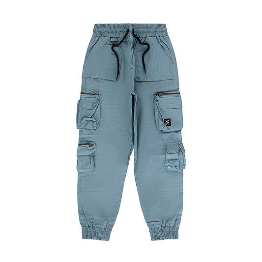 "RETROFUTURE BASIC" RF Cargo Jogger Teal