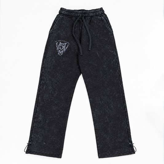"VDV x 5TATE OF MIND" Fleece Pants Washed Black