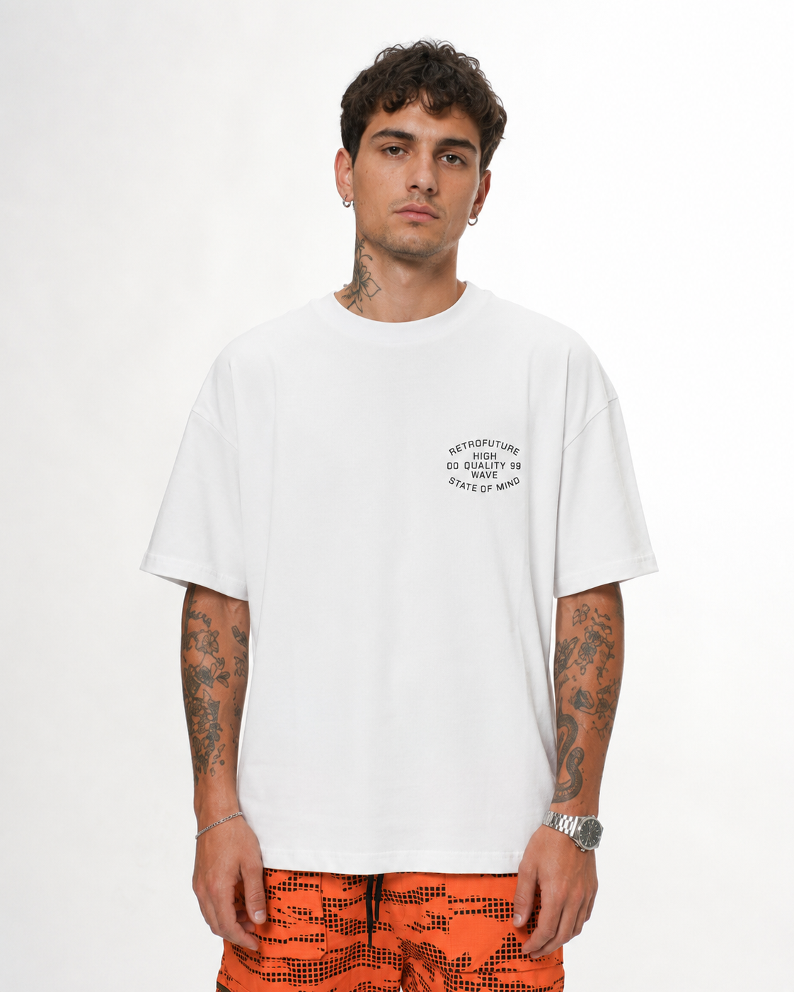 "RETROWAVE" T-shirt White