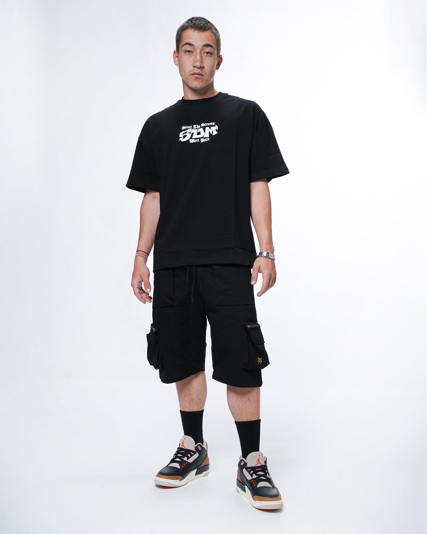 "5OM GRAFFITI" T-Shirt Schwarz