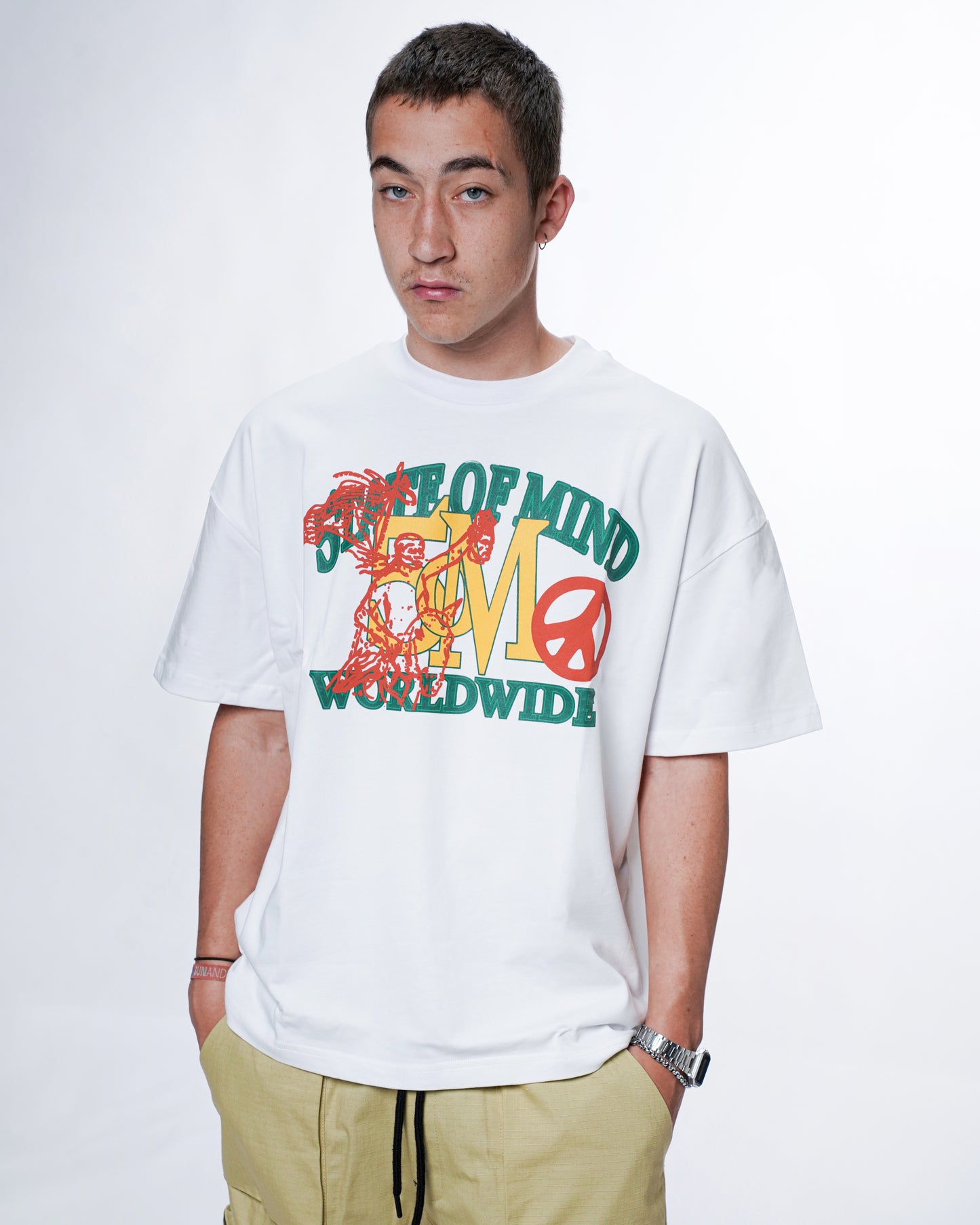 "WORLDWIDE PEACE" T-shirt White