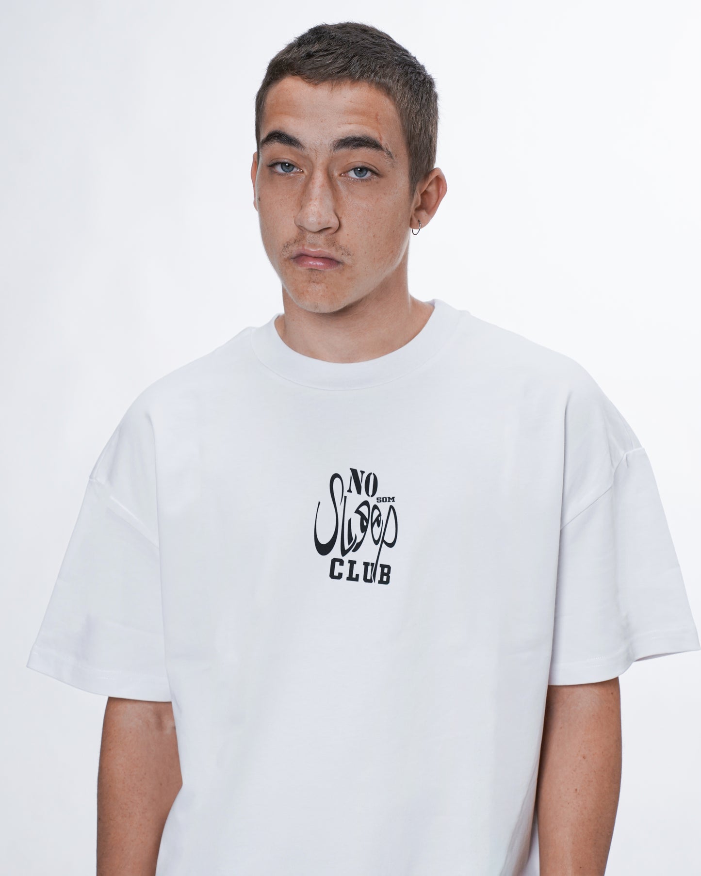 "NO SLEEP CLUB" T-shirt White