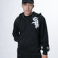 "MONOGRAM" Hoodie mit Reißverschluss, Dunkelgrau
