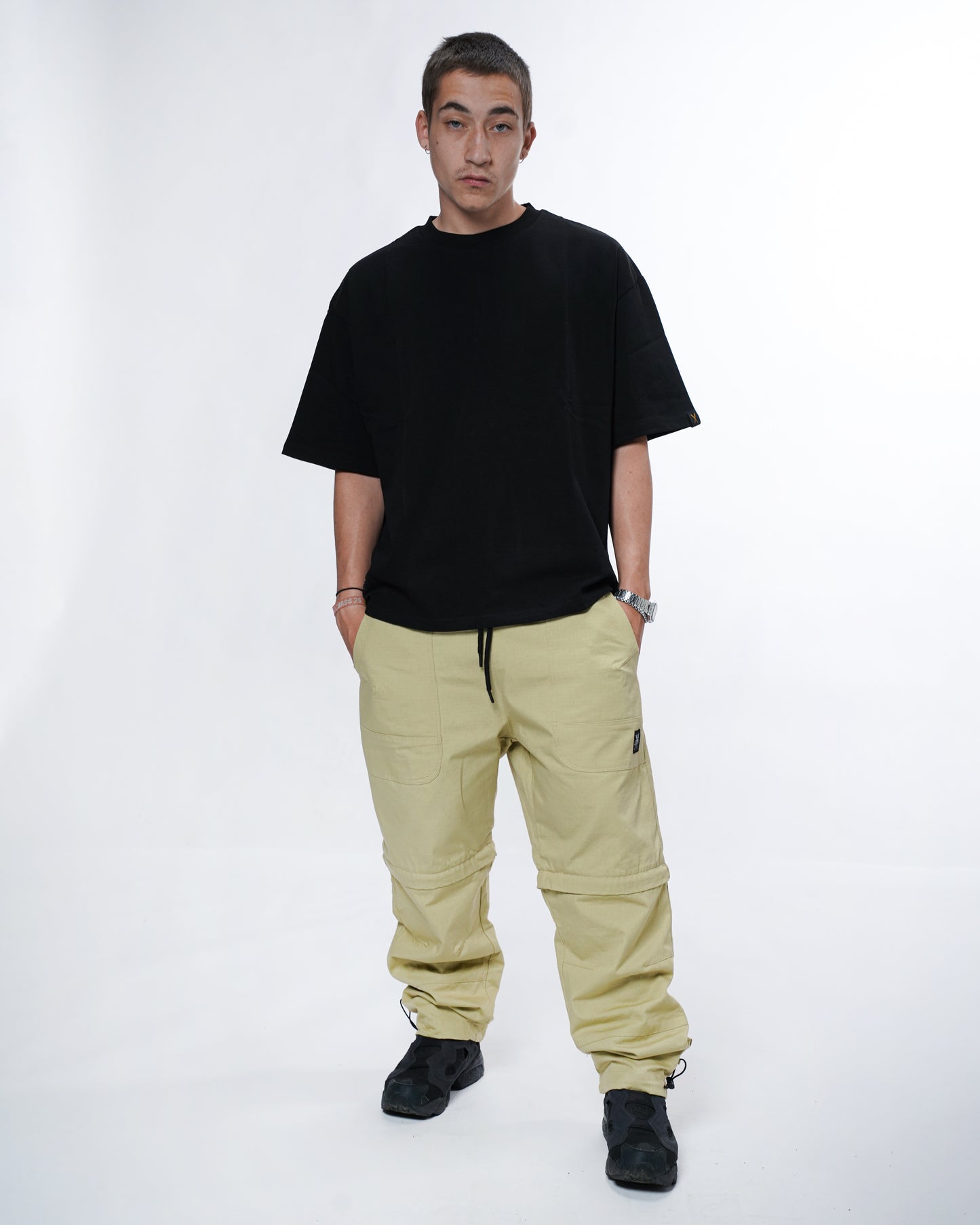 "RETROFUTURE BASIC" T-shirt Black Boxy
