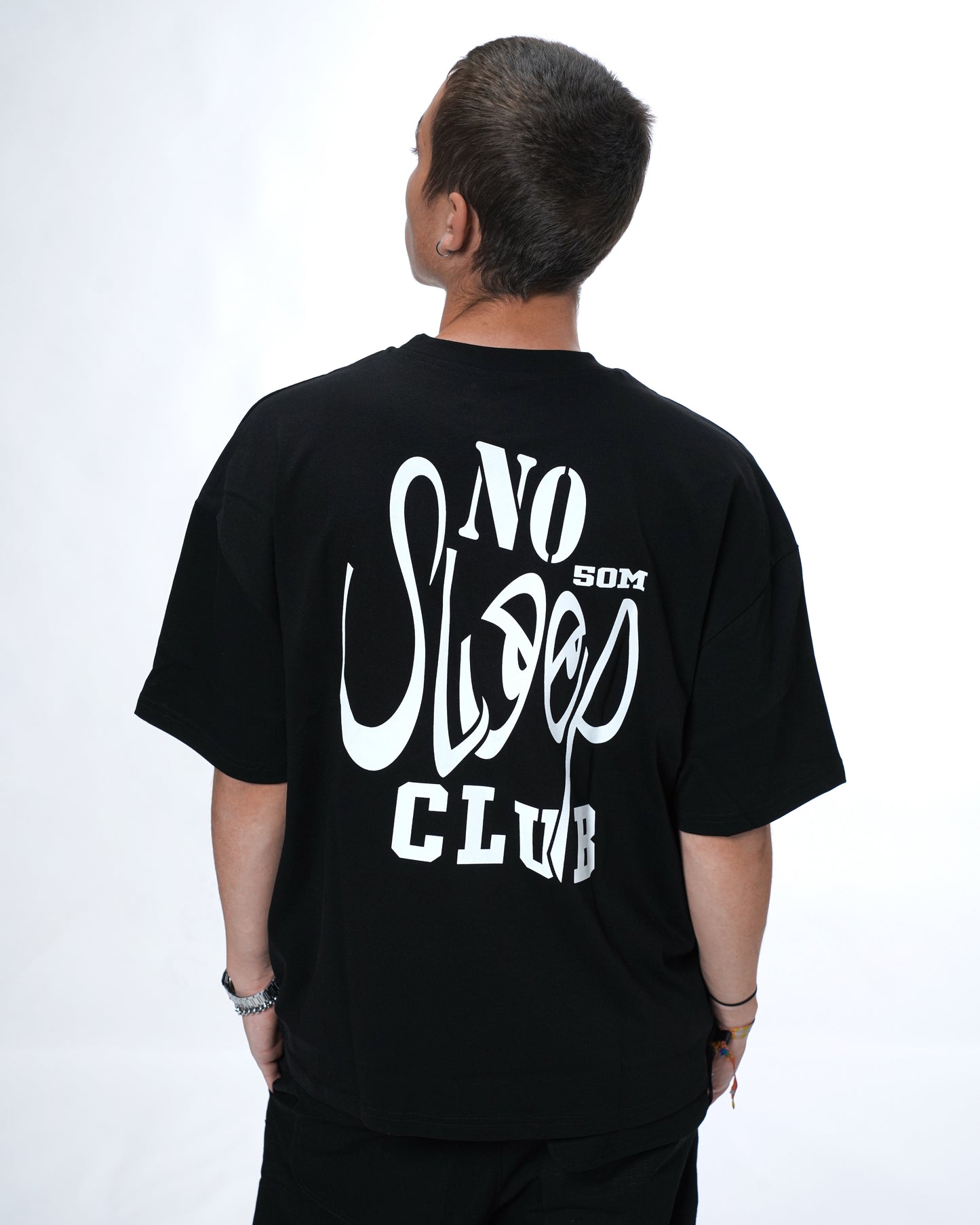 "NO SLEEP CLUB" T-shirt Black