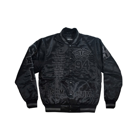 "5OM x SXM" XXX Anniversary Bomber Jacket Black