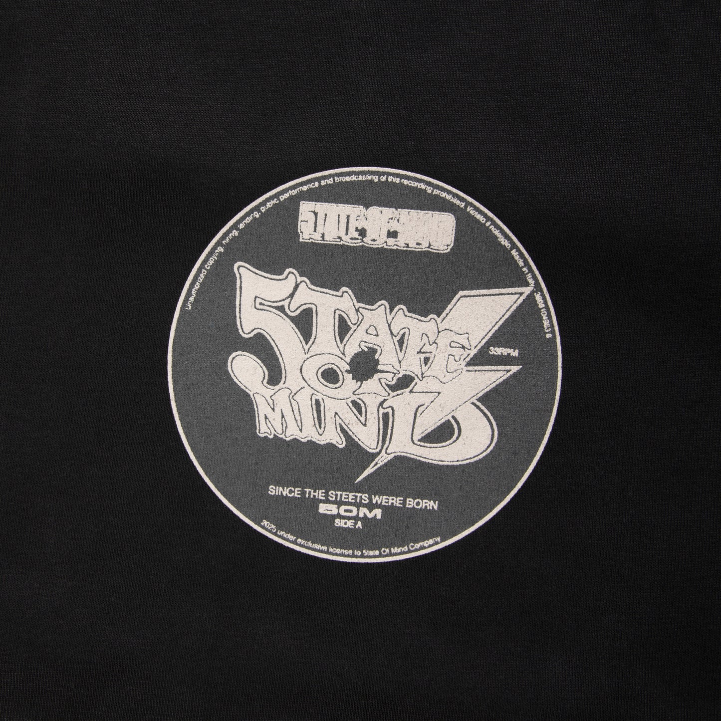 "50M LP" T-shirt Black