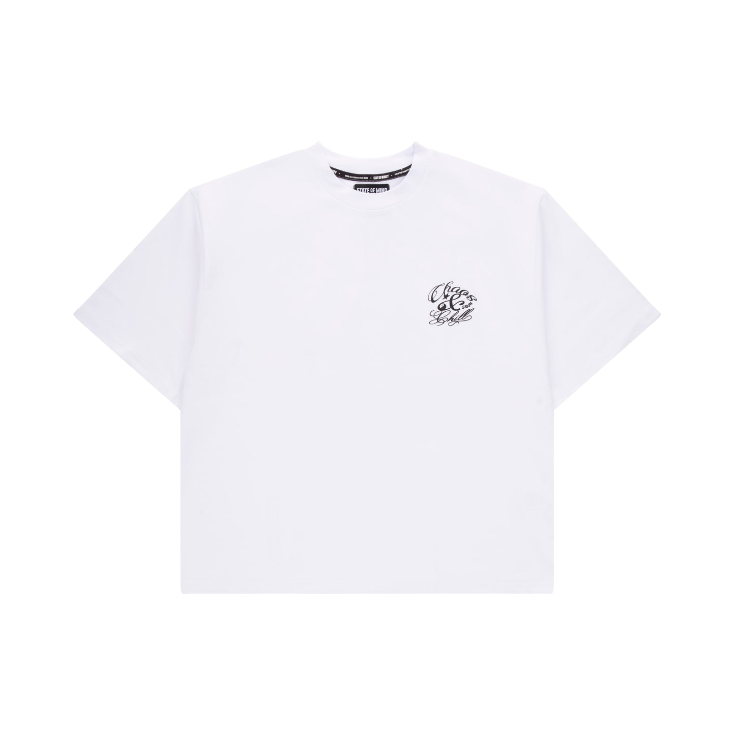 "CHAOS & CHILL" T-shirt White