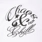 "CHAOS & CHILL" T-shirt White