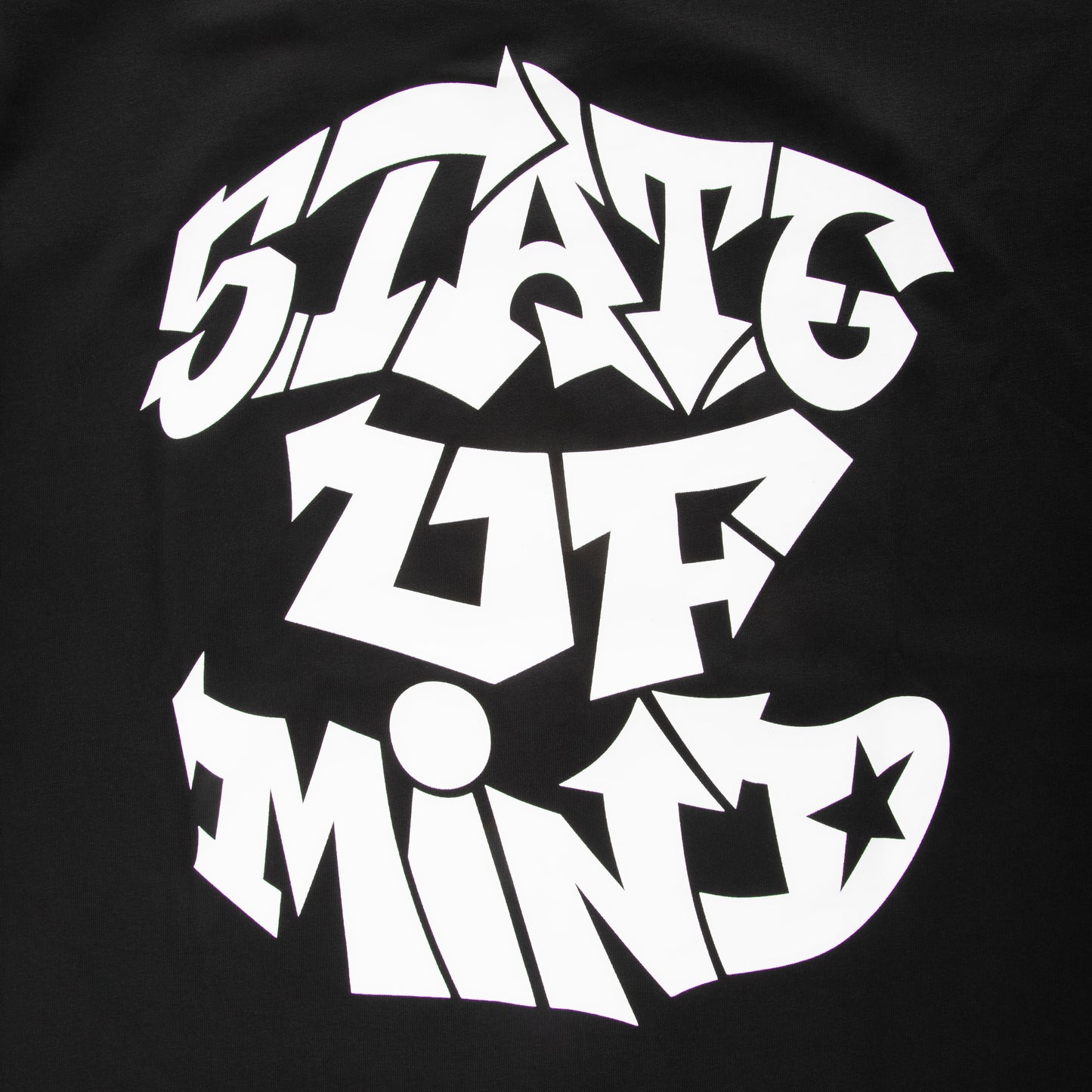 "5OM GRAFFITI" T-Shirt Schwarz