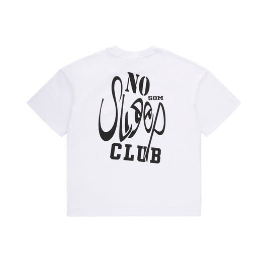 "NO SLEEP CLUB" T-shirt White