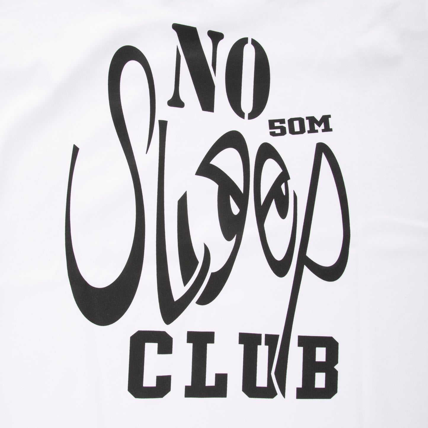 "NO SLEEP CLUB" T-shirt White