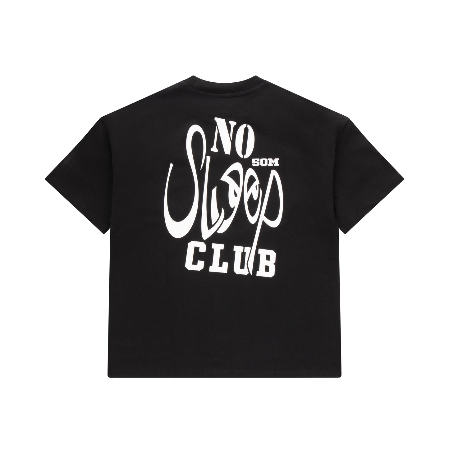 "NO SLEEP CLUB" T-shirt Black