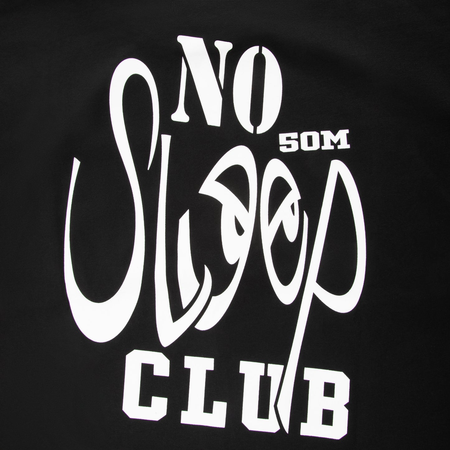 "NO SLEEP CLUB" T-shirt Black
