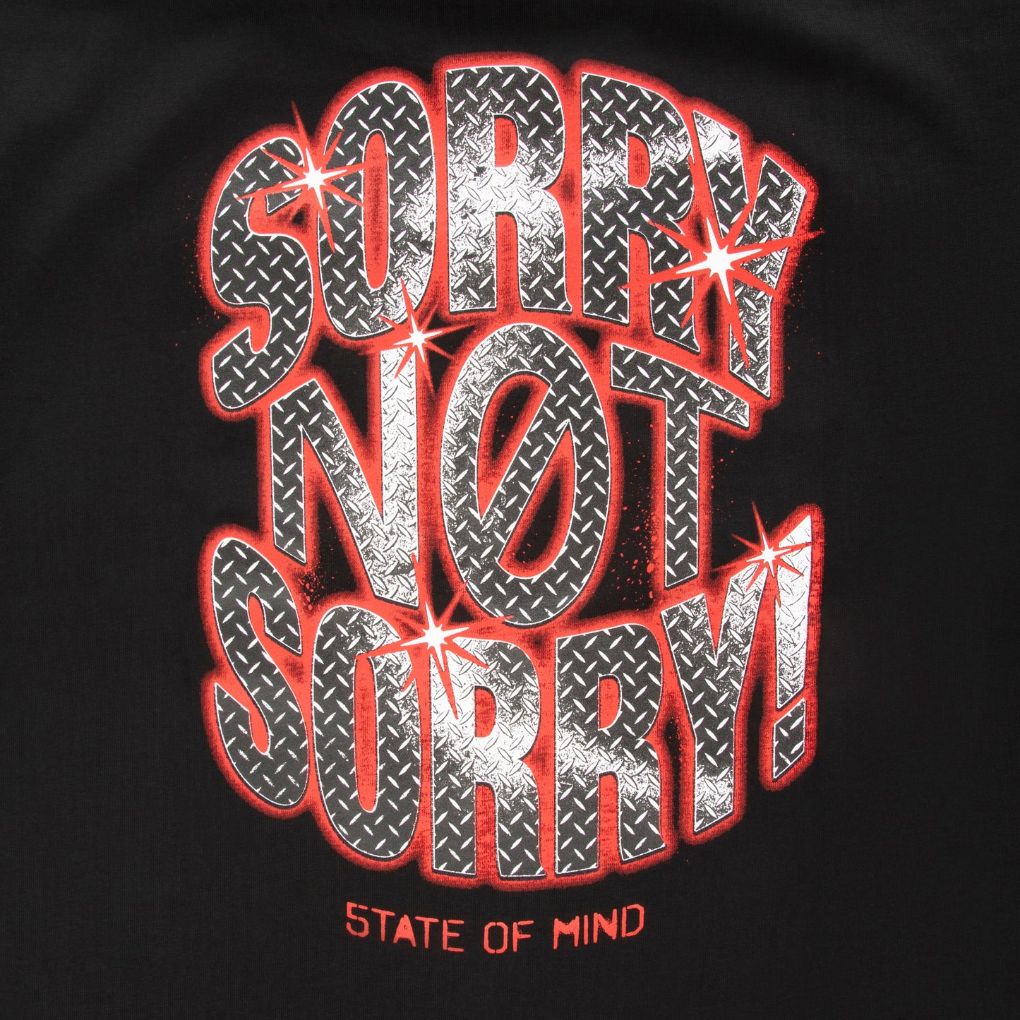 "SORRY NOT SORRY" T-shirt Black