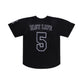 "HUSTLER FAST PRO" by Guè Baseball Jersey Black