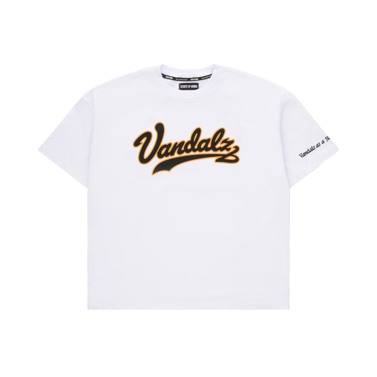 "VADALZ COLLEGE" T-shirt White