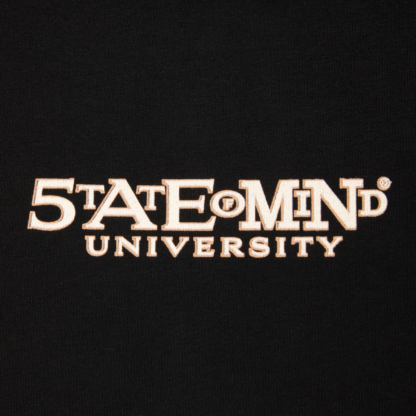 "5OM UNIVERSITY" T-shirt Black