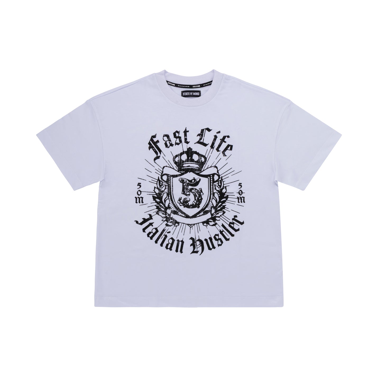 "HUSTLER FAST" by Guè Hustler T-shirt white