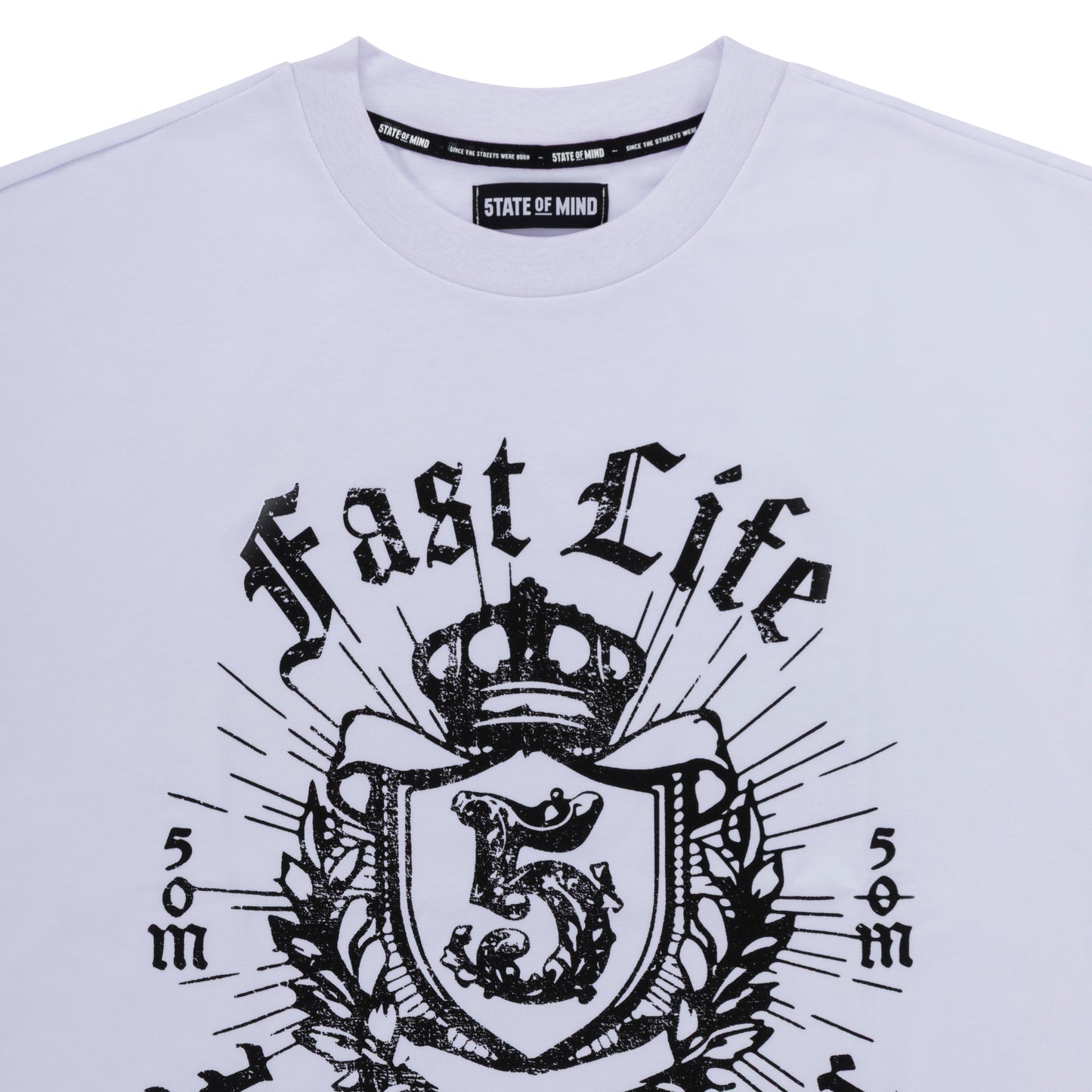 "HUSTLER FAST" by Guè Hustler T-shirt white
