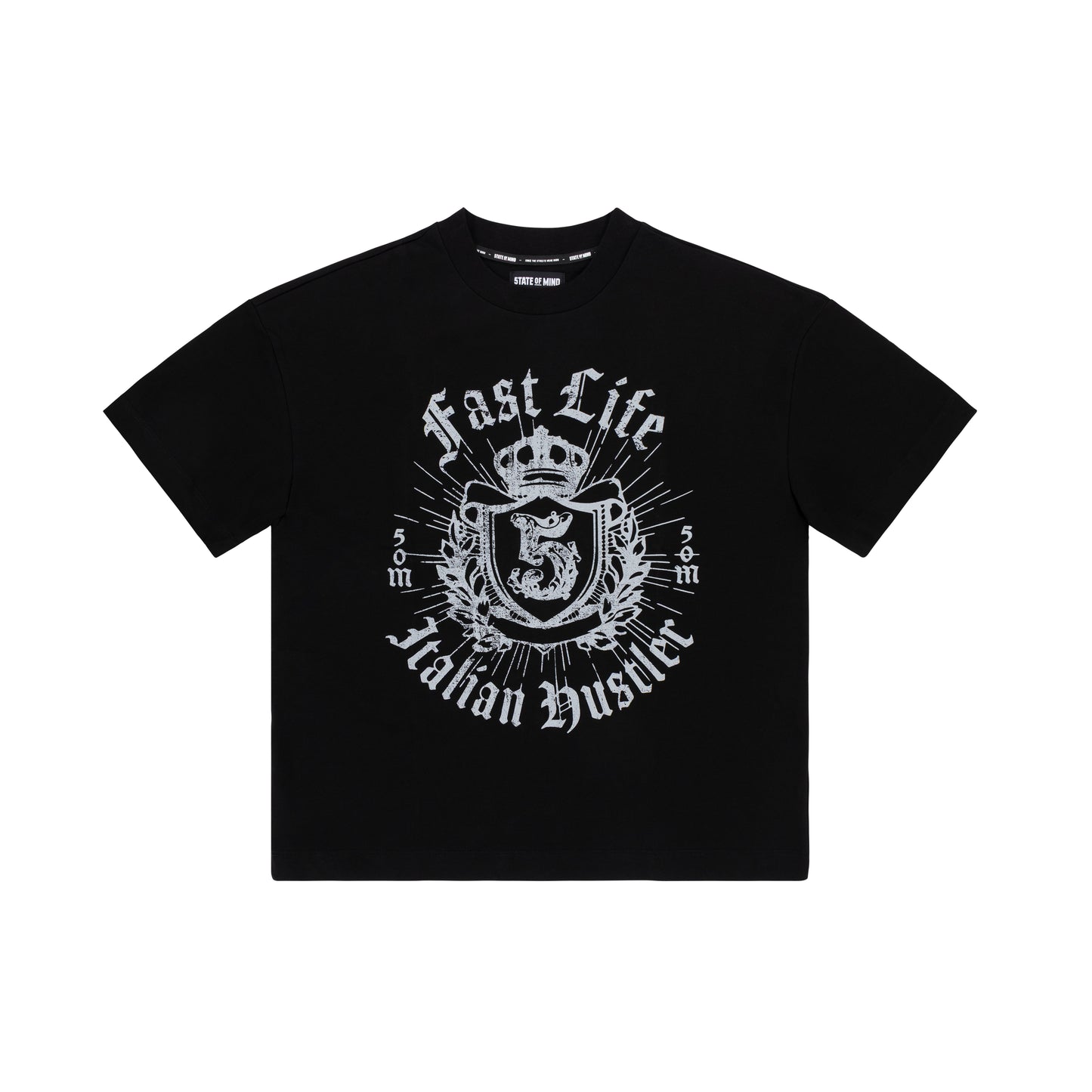 "HUSTLER FAST" by Guè Hustler T-shirt black