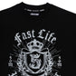 "HUSTLER FAST" by Guè Hustler T-shirt black