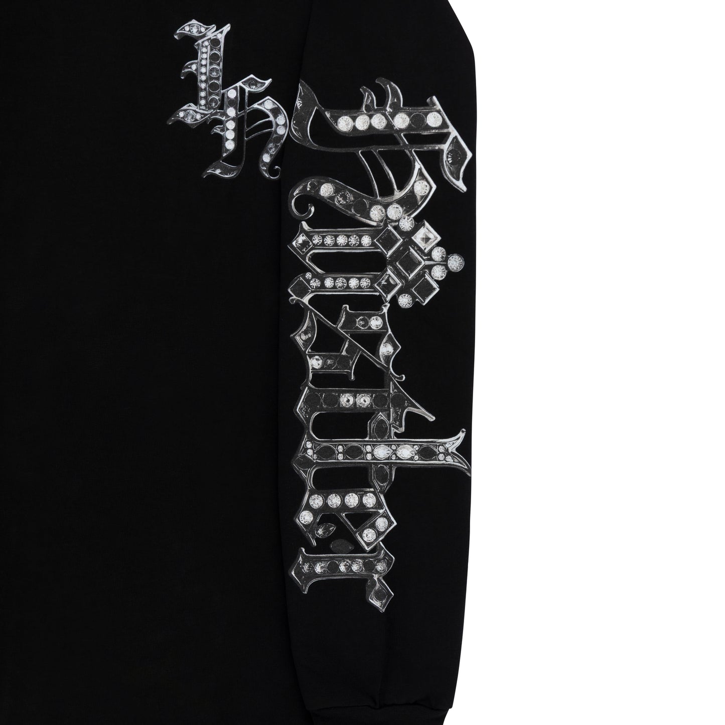 "HUSTLER BLING" by Guè T-Shirt L/S Black