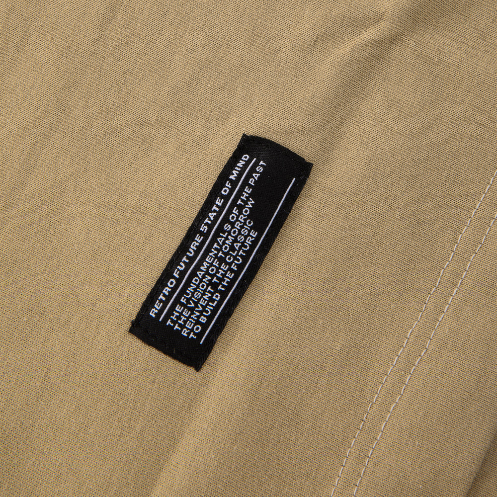 " RETROFUTURE BASIC " Raglan T-Shirt Sand