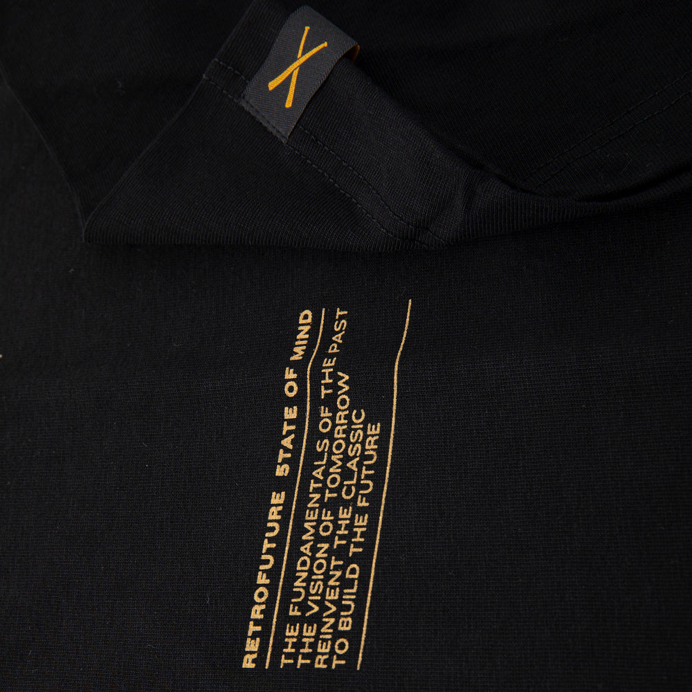 " RETROFUTURE BASIC " T-Shirt Black