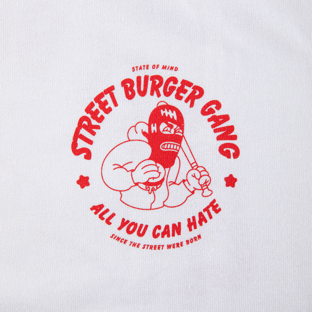 " STREET BURGER " T-Shirt White
