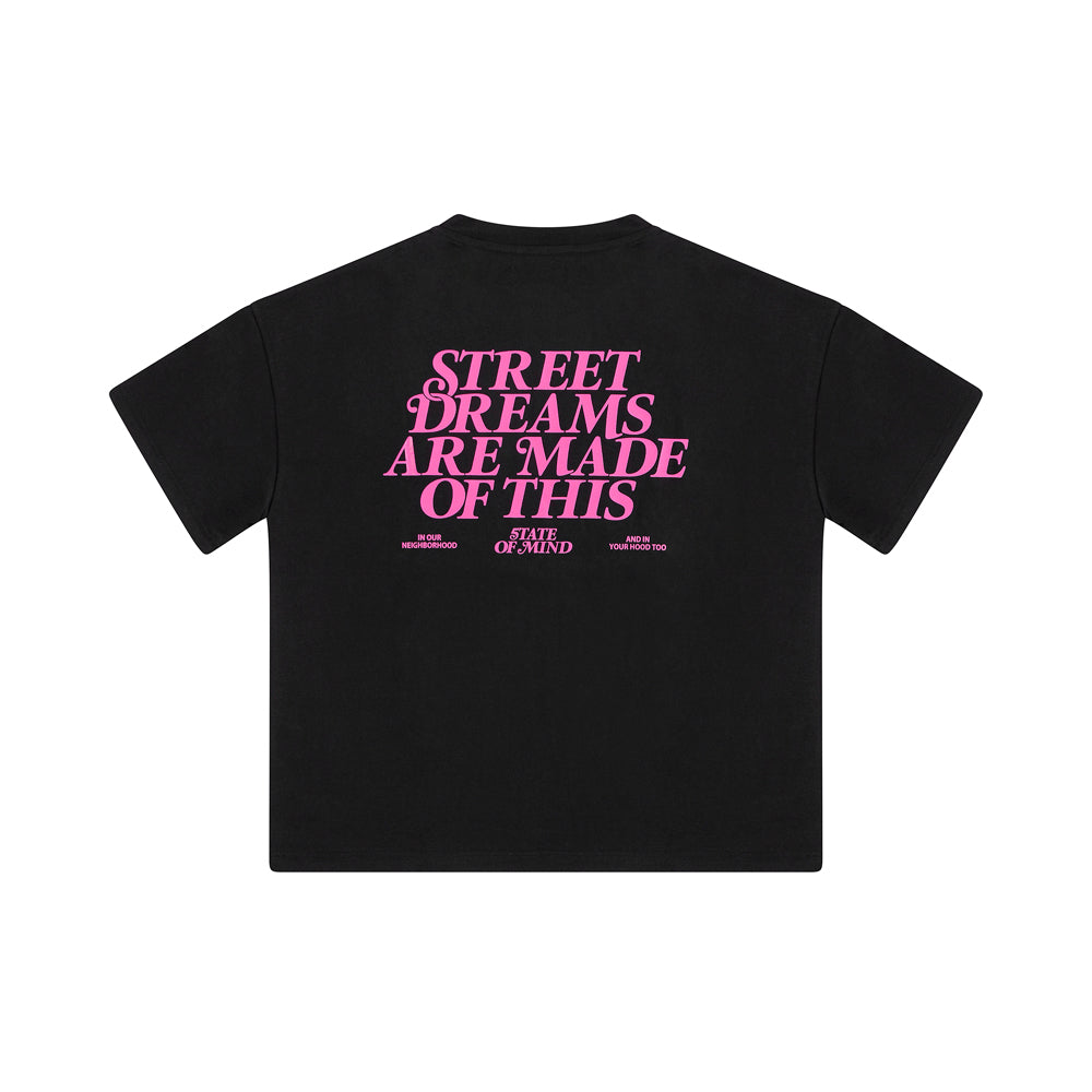 " STREET DREAMS " T-Shirt Black