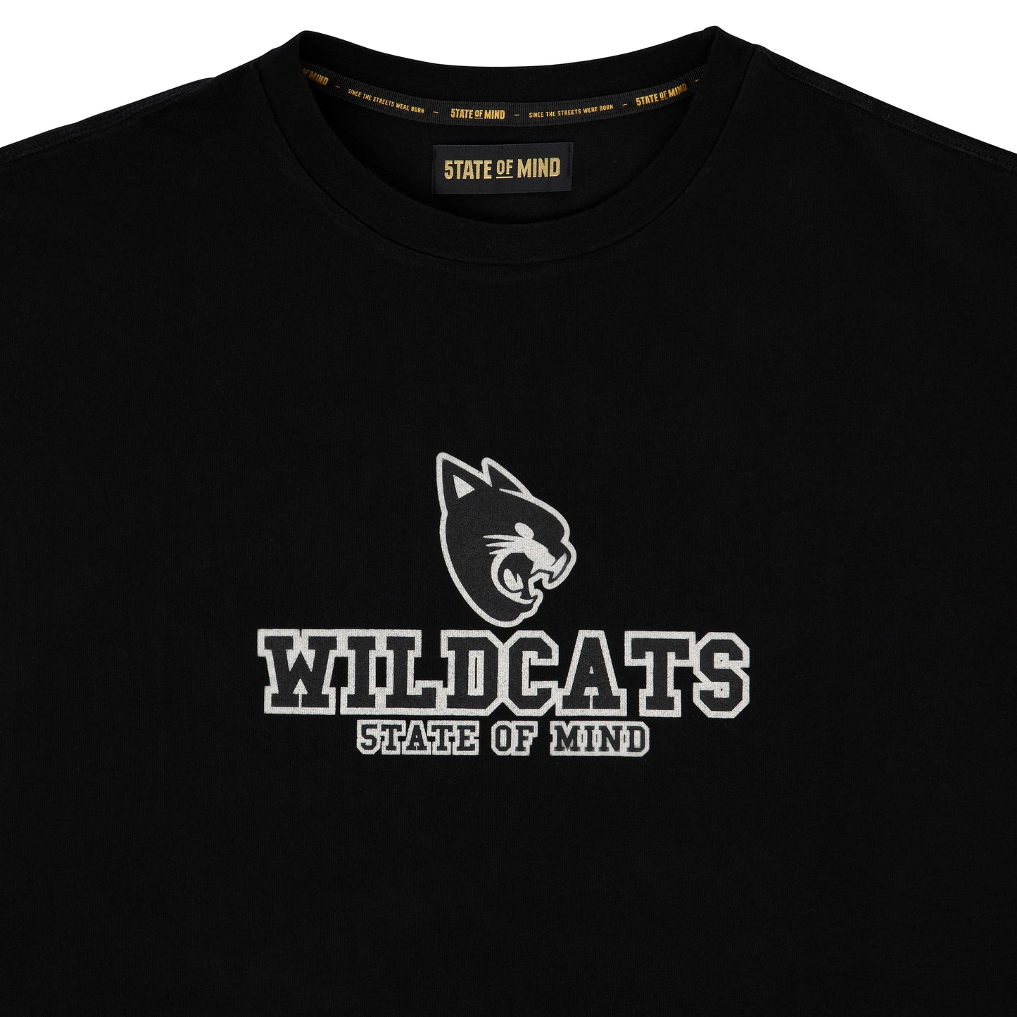 "WILD CATS" T-shirt Sleeveless Black