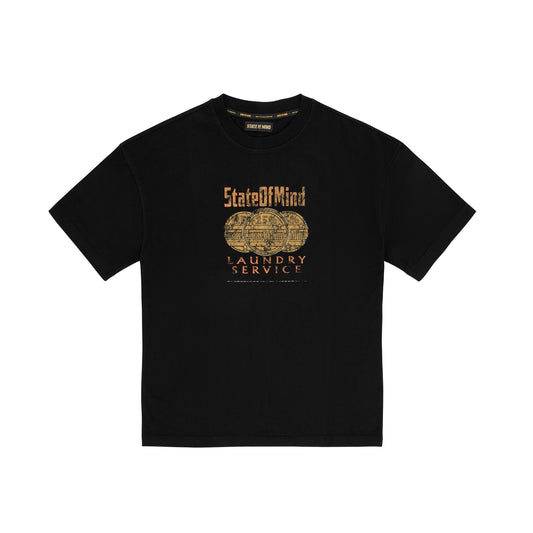 "LAUDROMAT" T-shirt Black
