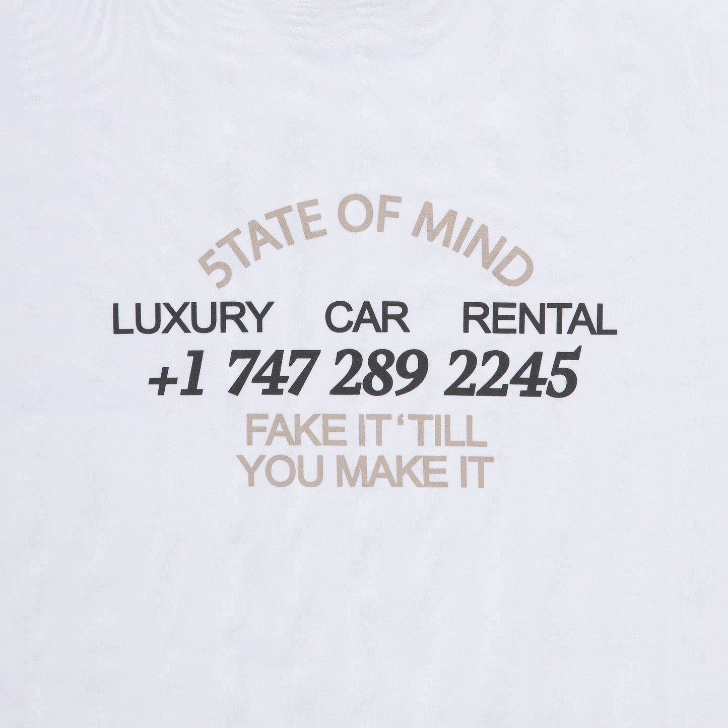 "LUXURY CAR" T-shirt White
