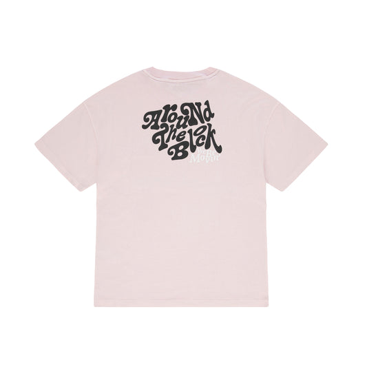 "AROUND THE BLOCK" T-shirt Cool Pink