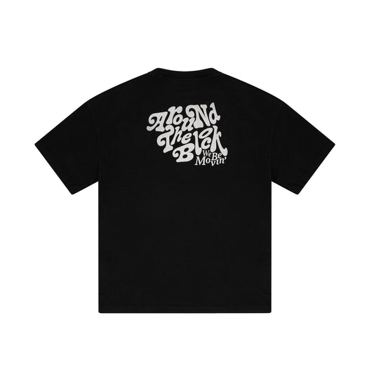 "AROUND THE BLOCK" T-shirt Black