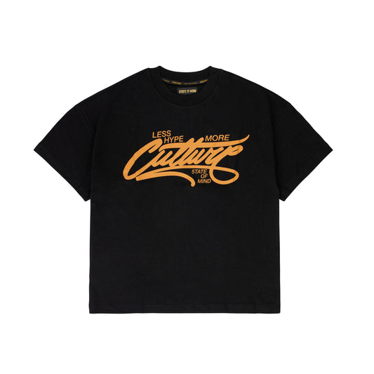 "MORE CULTURE" T-shirt Black