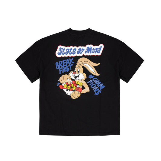 "BREAKFAST" T-Shirt Black