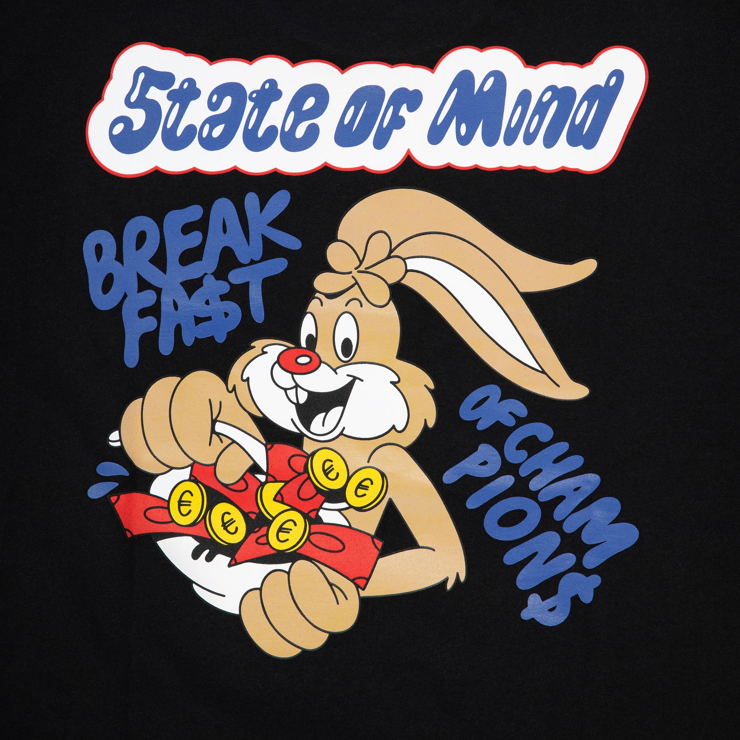"BREAKFAST" T-Shirt Black
