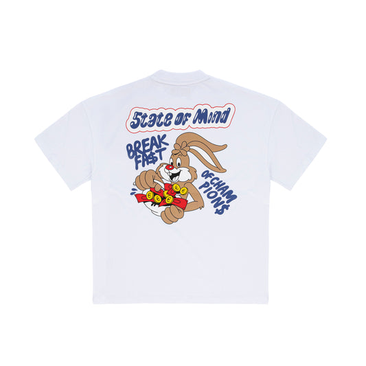 "BREAKFAST" T-Shirt White
