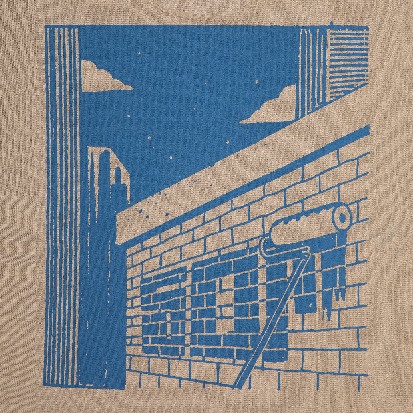 "ROLLER" T-Shirt Sand
