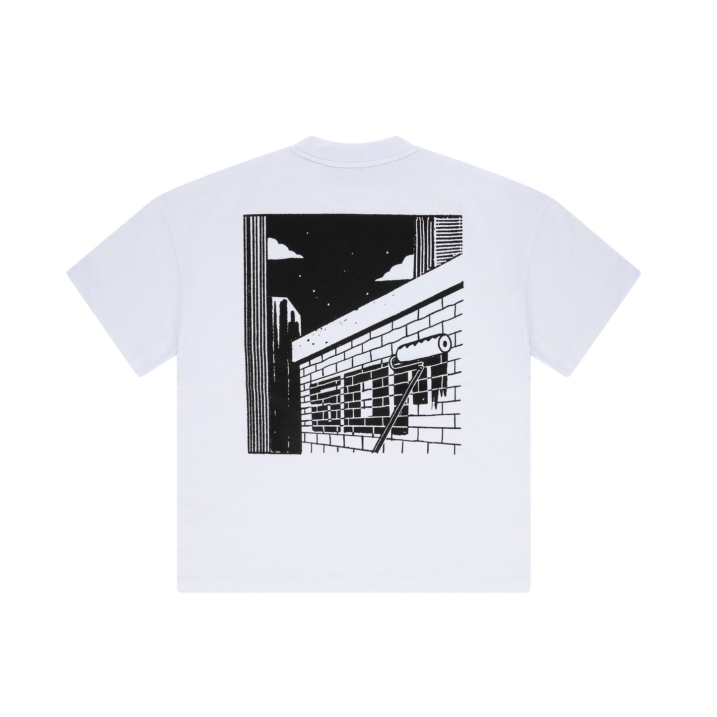 "ROLLER" T-Shirt White