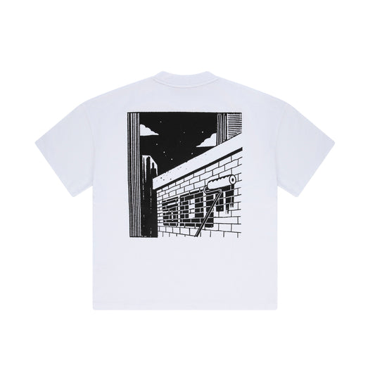 "ROLLER" T-Shirt White