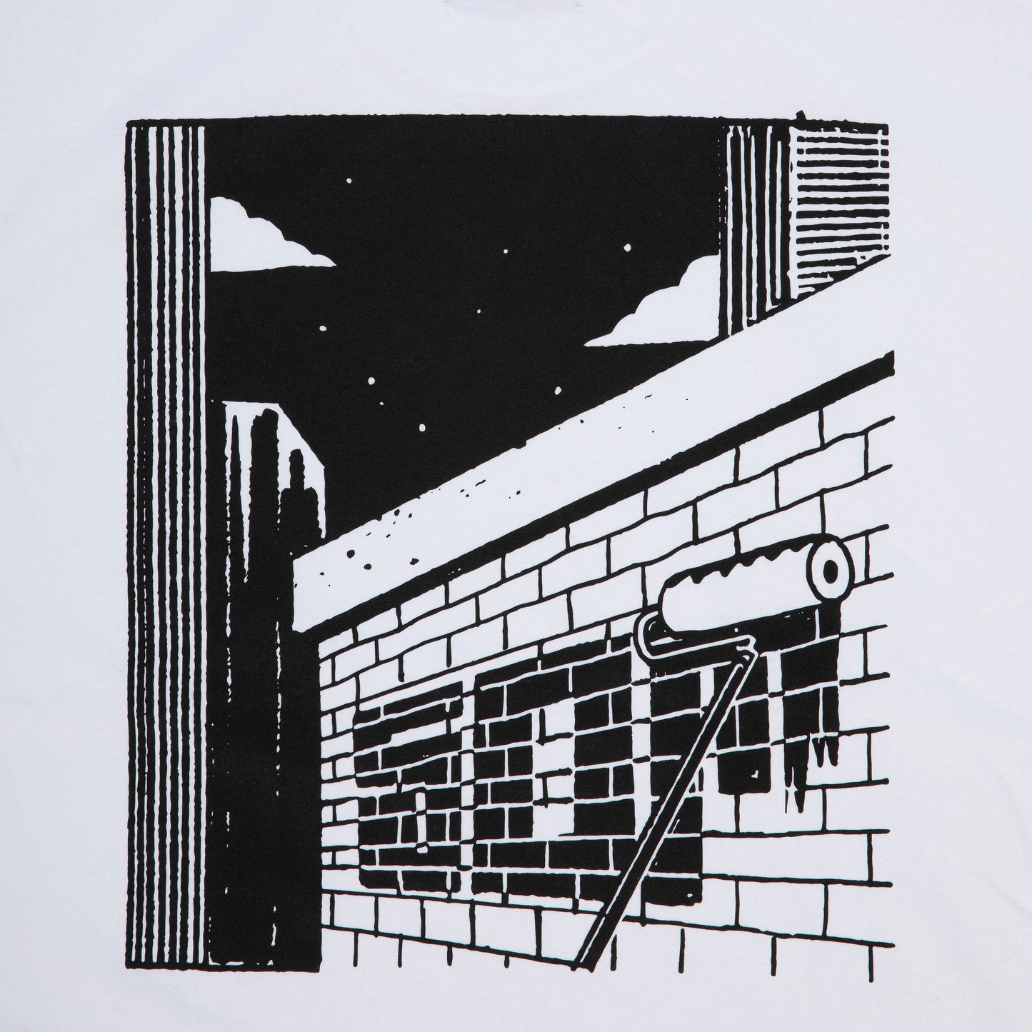 "ROLLER" T-Shirt White