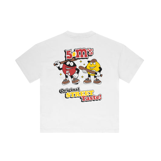 "5OM'S" T-Shirt White