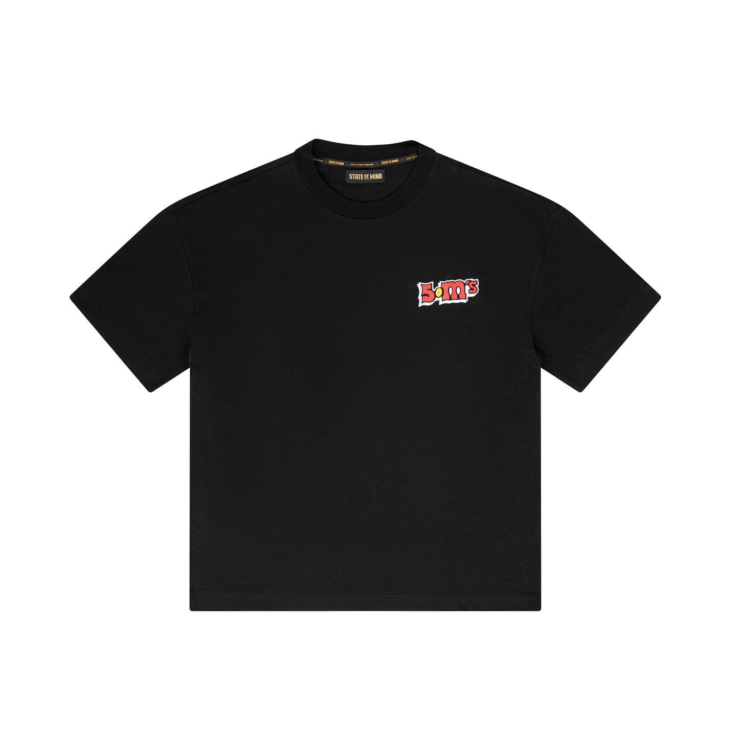 "5OM'S" T-Shirt Black